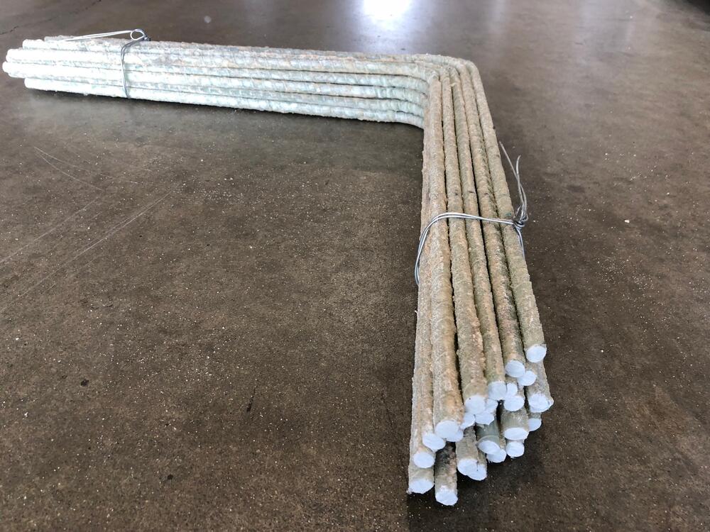 90Degree Fiberglass Rebar Bends (24" x 24") Freedom Construction Supply